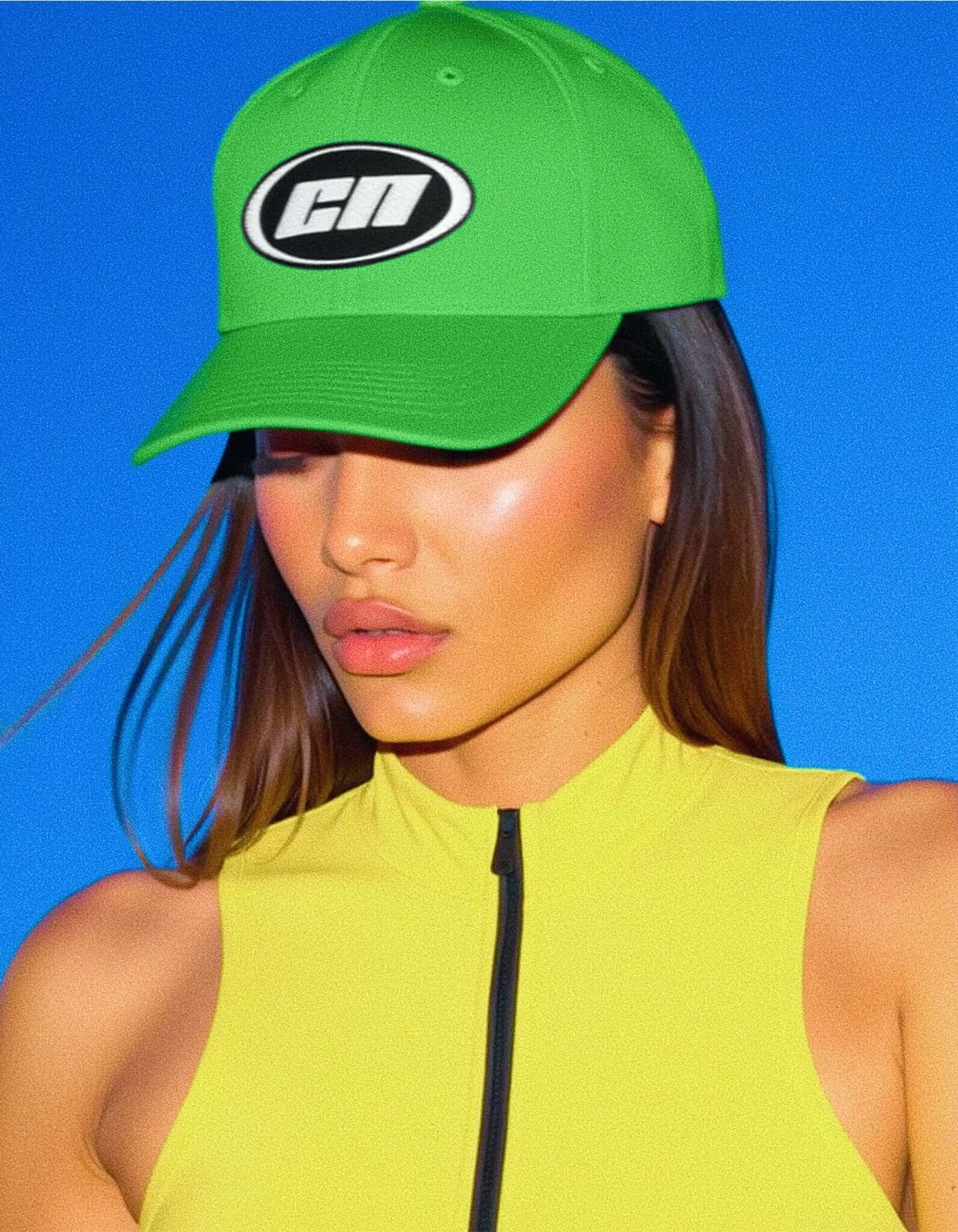 Dad Cap – Classico cappello regolabile in cotone, verde