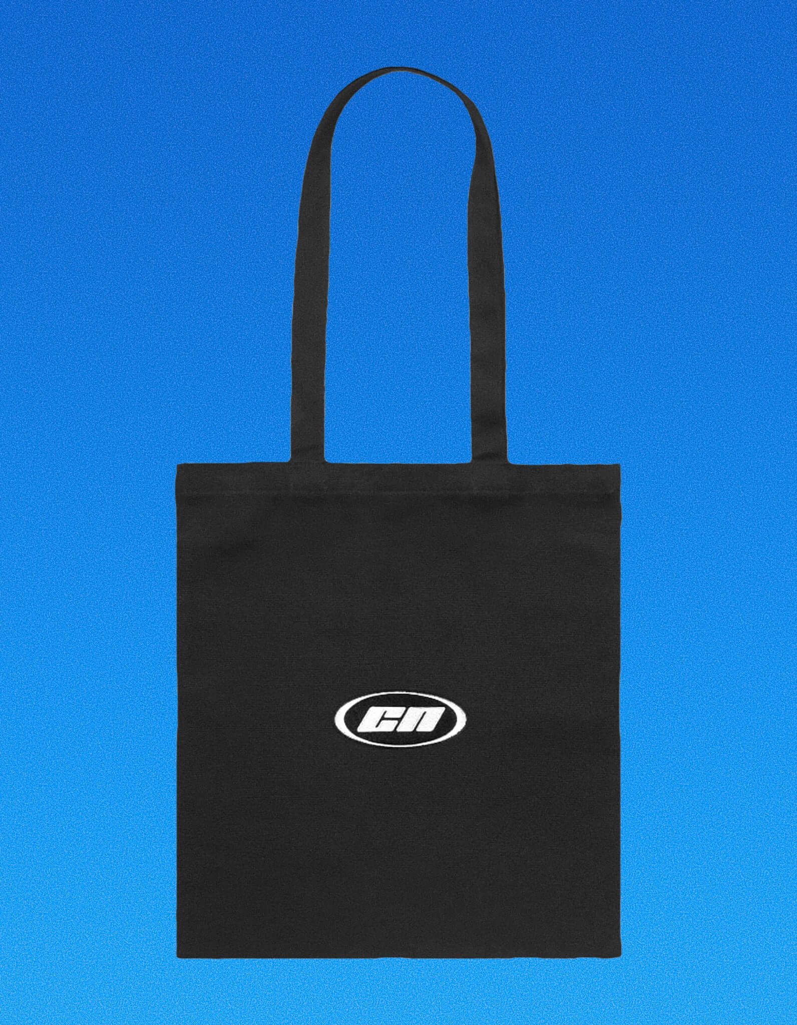 Borsa tote in tela di cotone – Minimalista, Nero