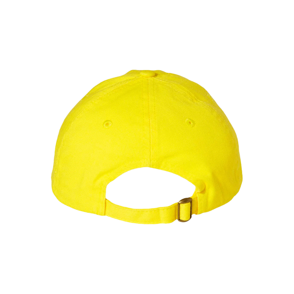 Dad Cap – Classico cappello regolabile in cotone, giallo