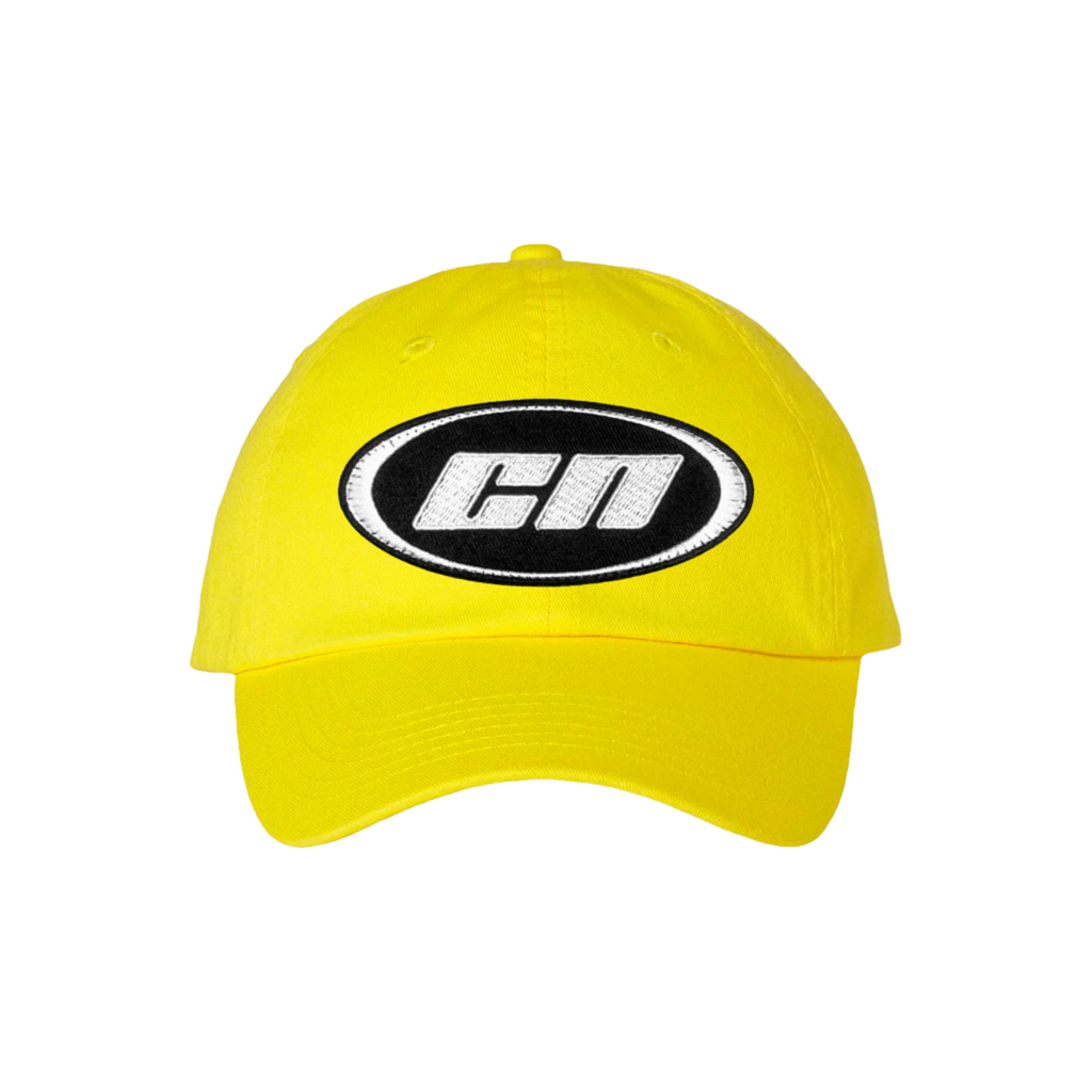 Dad Cap – Classico cappello regolabile in cotone, giallo