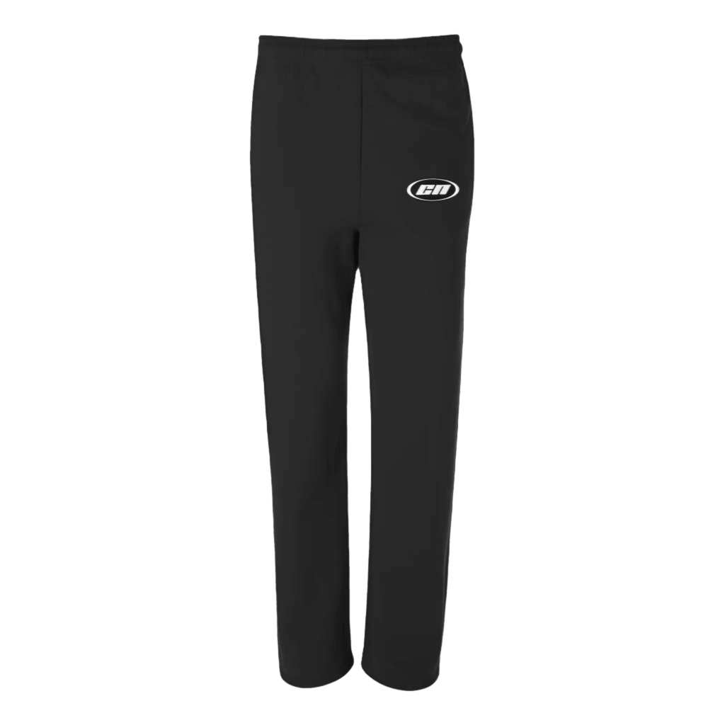 Jogger in pile – vestibilità rilassata, nero