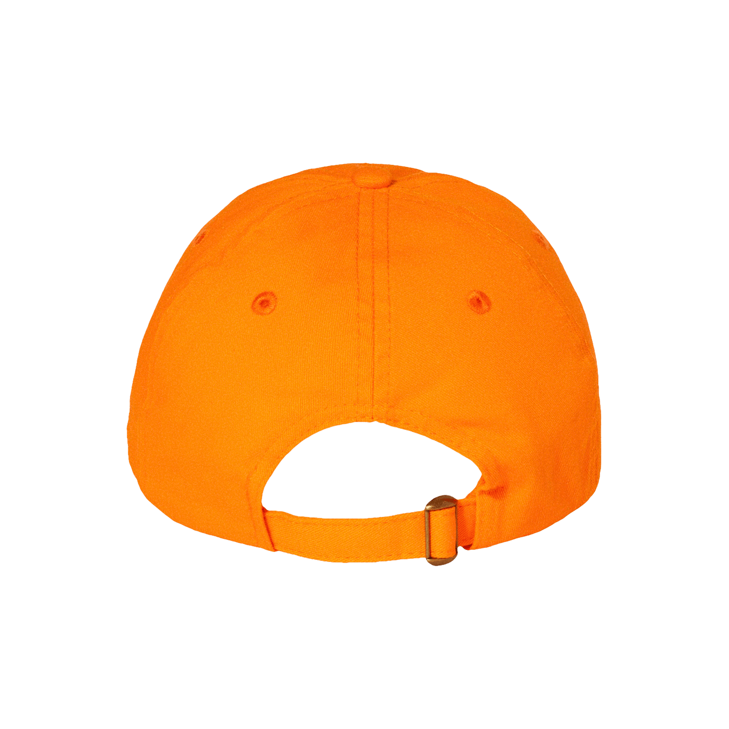 Dad Cap – Classico cappello regolabile in cotone, arancione brillante